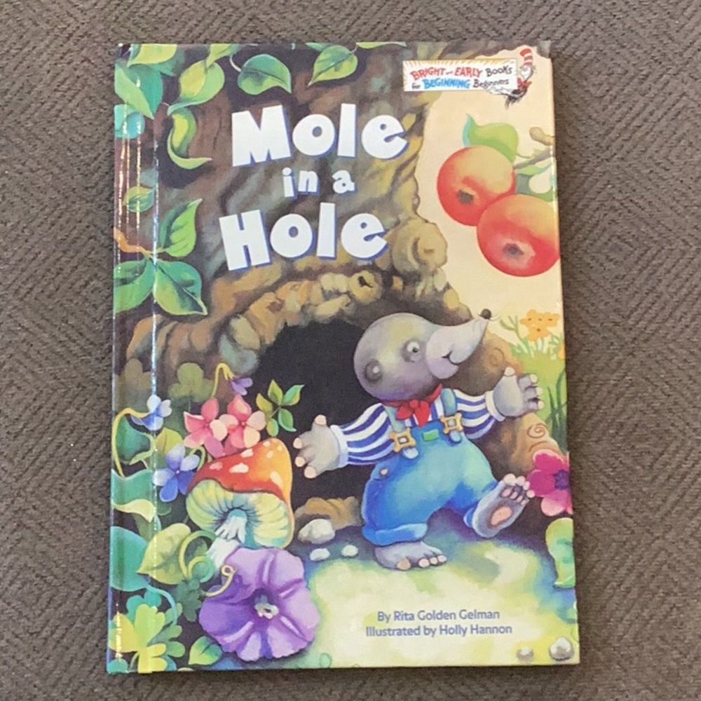 Dr. Seuss Mole in a Hole Children’s Hard Cover Book